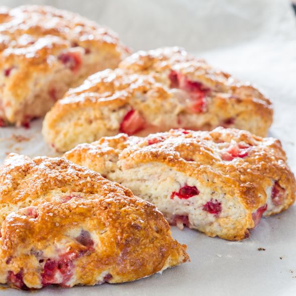 Strawberry Scones