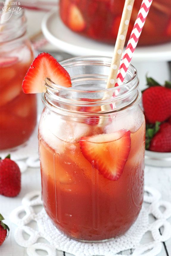 Strawberry Vanilla Sweet Tea