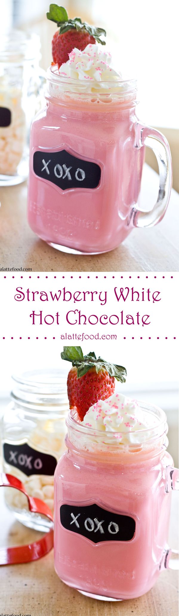 Strawberry White Hot Chocolate