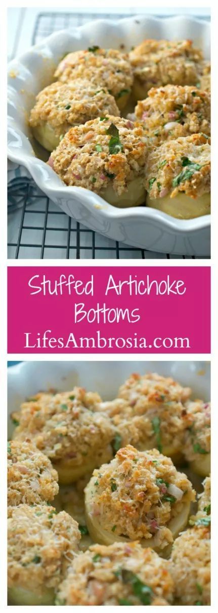 Stuffed Artichoke Bottoms