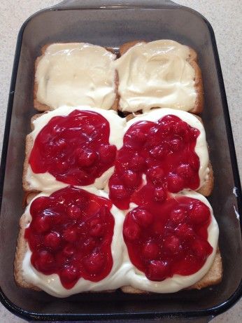 Stuffed French Toast With Fruit & Cream Cheese (Baked