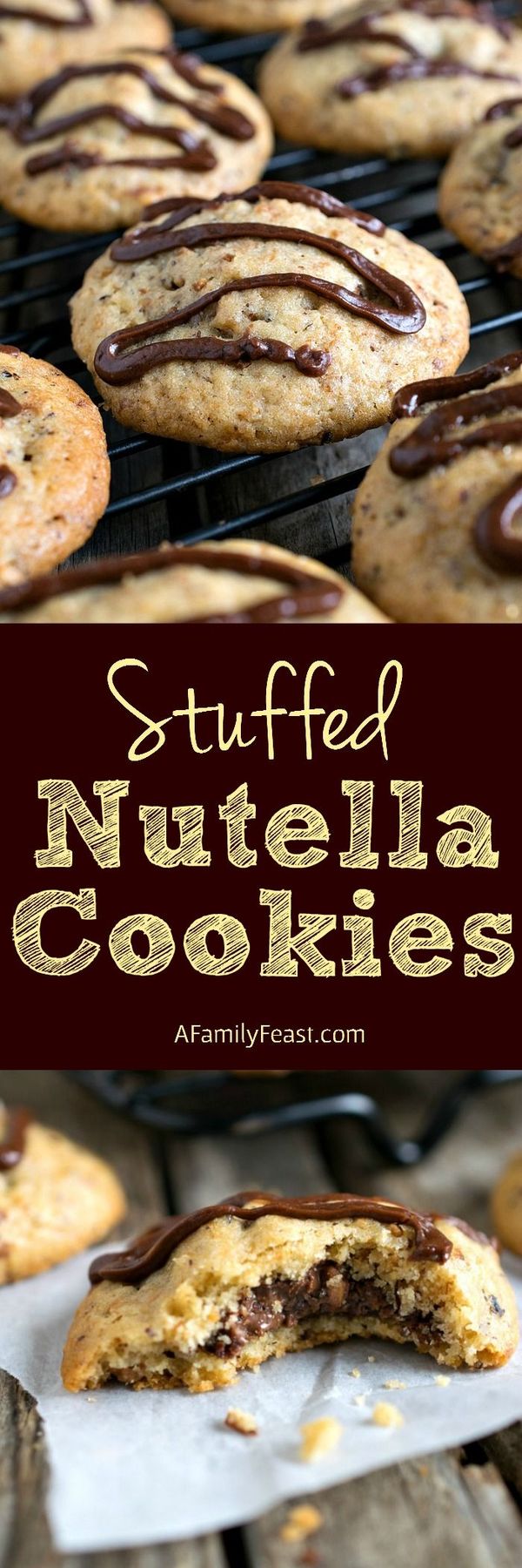 Stuffed Nutella Cookies