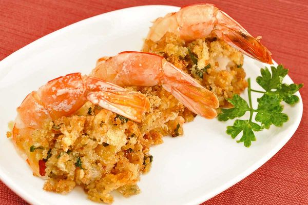 Stuffed Shrimp Oreganata-Style