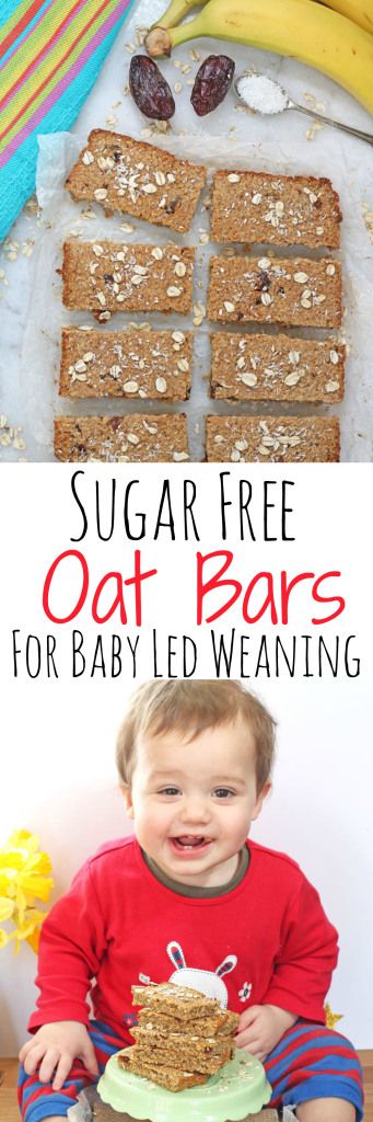 Sugar Free Flapjacks for Baby Led Weaning