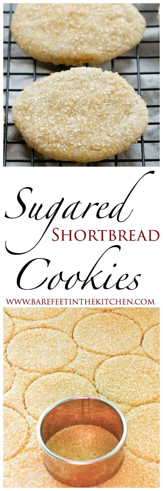 Sugared Shortbread Cookies