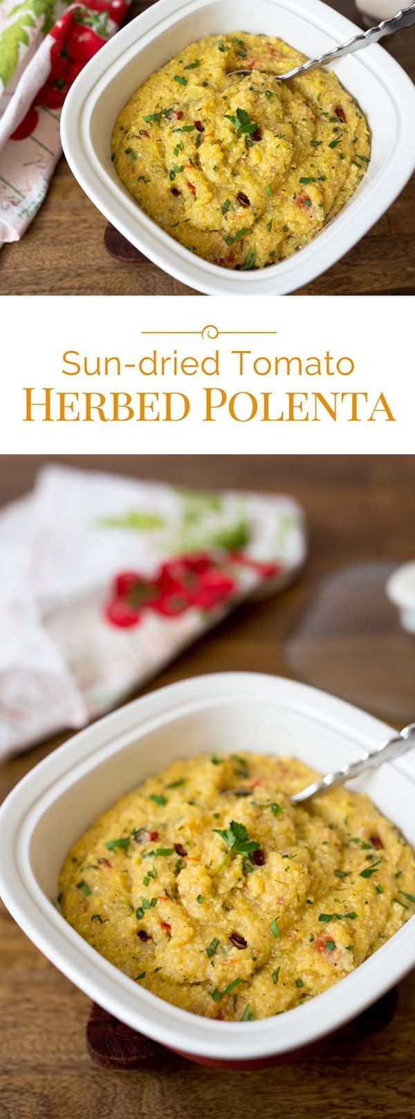 Sun-Dried Tomato Herbed Polenta