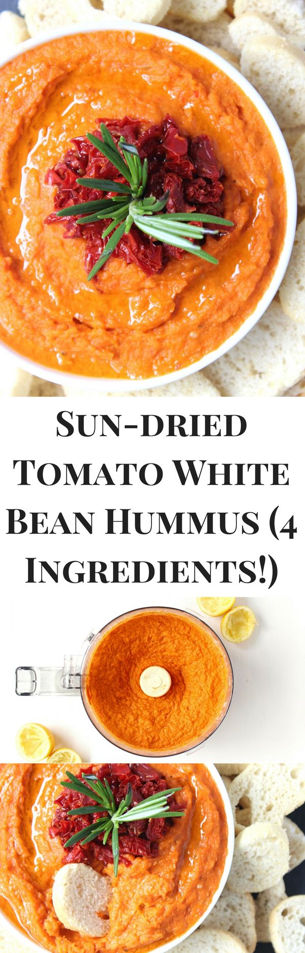 Sun-dried Tomato White Bean Hummus