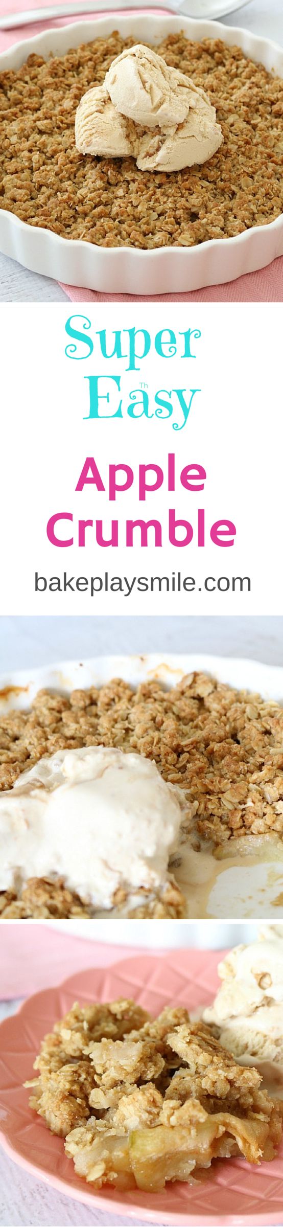 Super Easy Apple Crumble