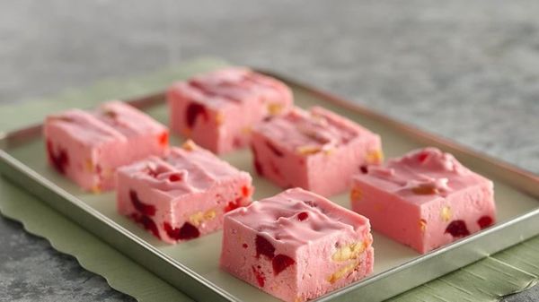 Super-Easy Cherry Almond Fudge