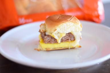 Super Easy Sausage Breakfast Sliders