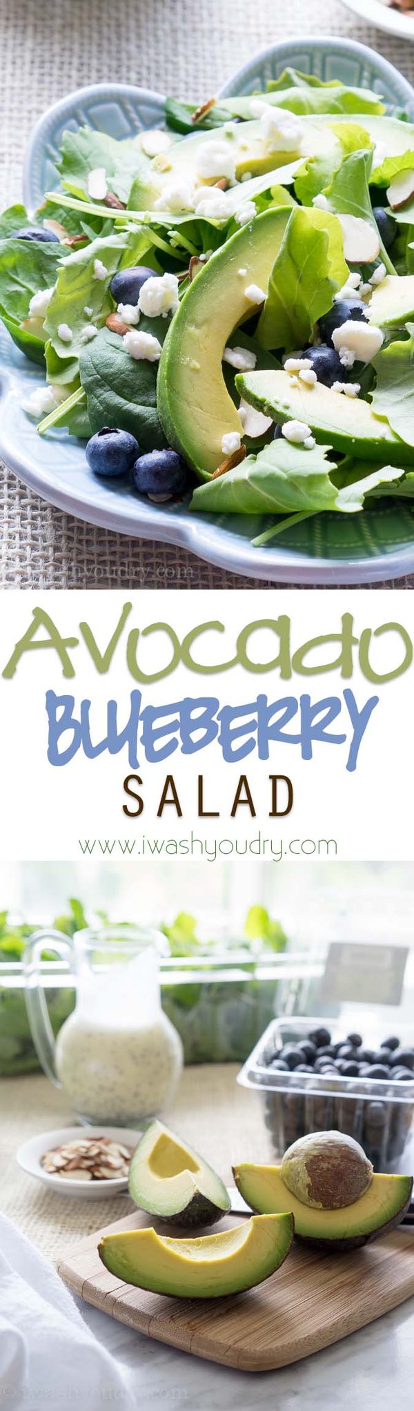 Superfood Avocado Blueberry Salad