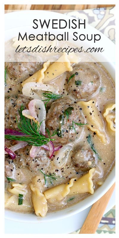 Swedish Meatball Soup