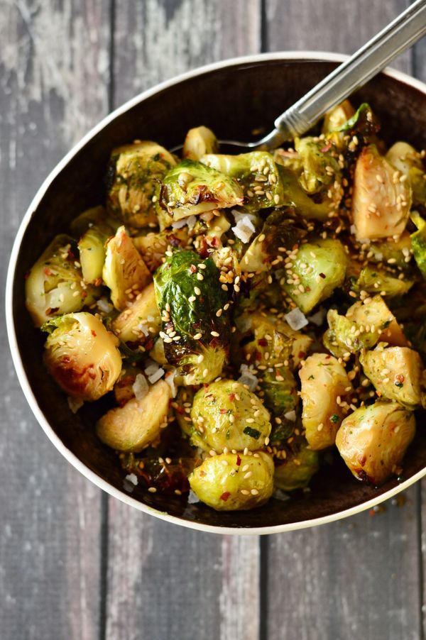 Sweet & Sour Brussels Sprouts