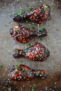 Sweet & Sticky Baked Chicken Drumsticks