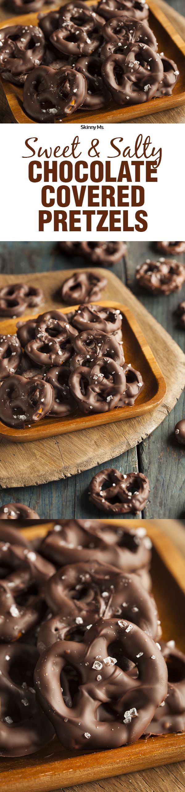 Sweet and Salty Chocolate Covered Pretzels