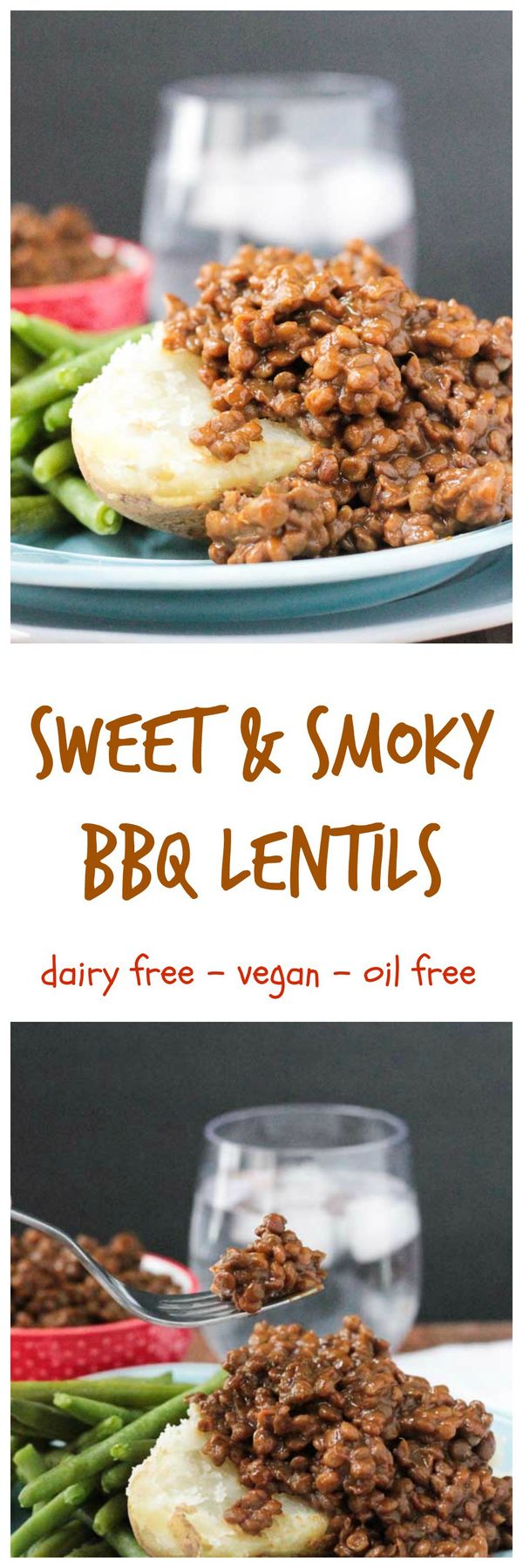 Sweet and Smoky BBQ Lentils