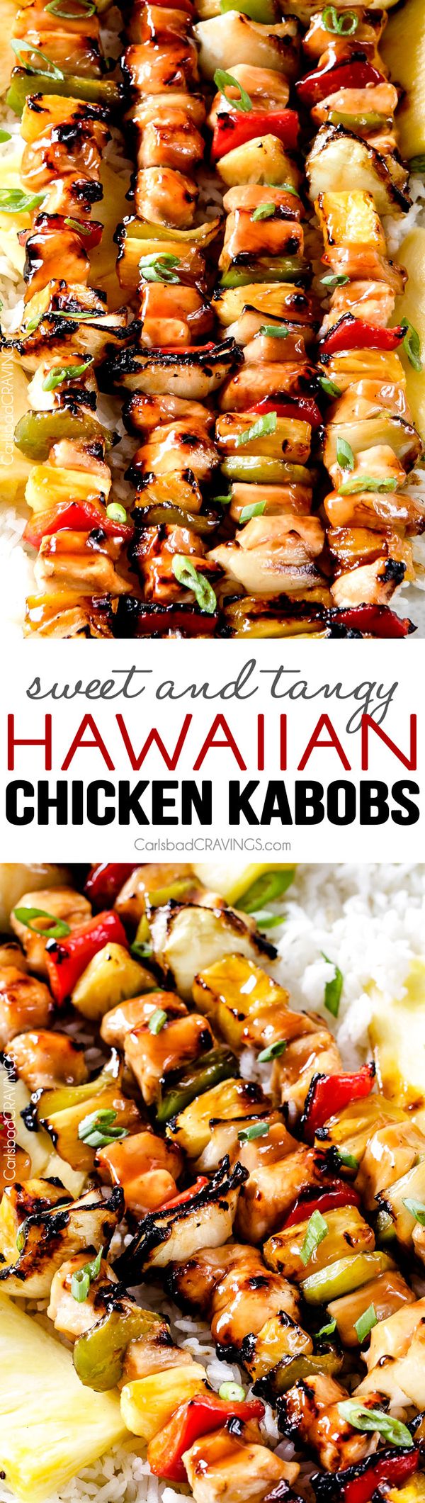 Sweet and Sour Hawaiian Chicken Kabobs