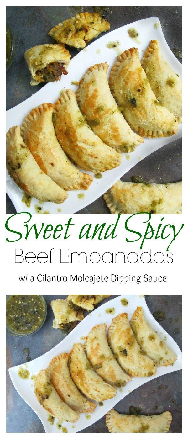 Sweet and Spicy Beef Empanadas