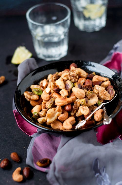 Sweet and Spicy Holiday Nuts