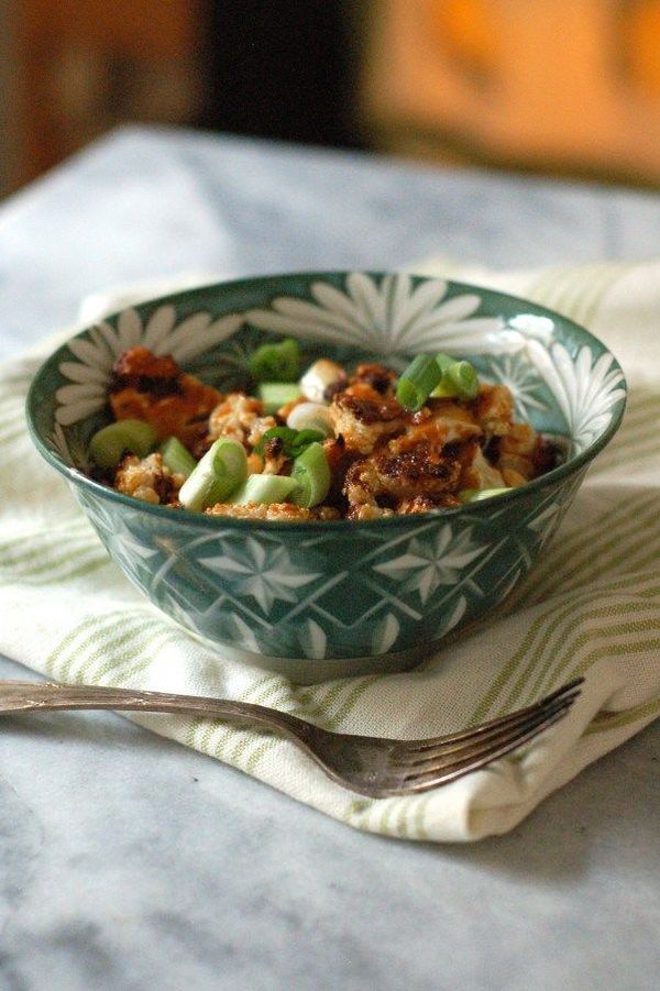 Sweet and Spicy Korean Cauliflower