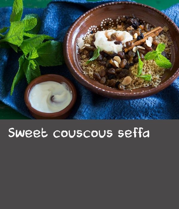 Sweet couscous seffa