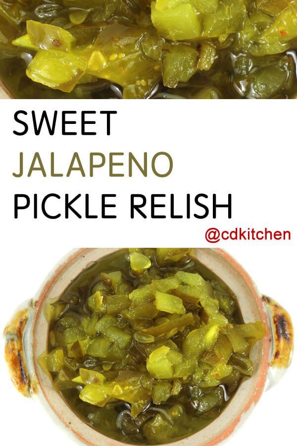 Sweet Jalapeno Pickle Relish