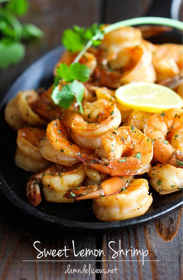 Sweet Lemon Shrimp