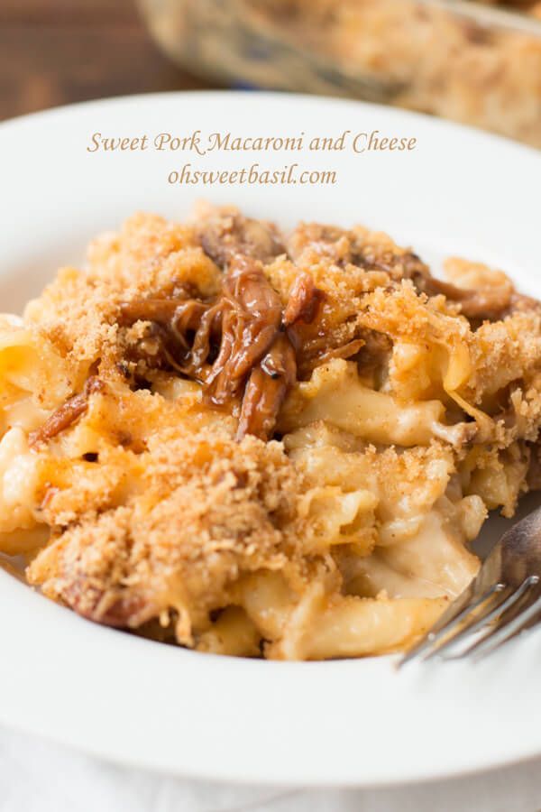 Sweet Pork Macaroni and Cheese