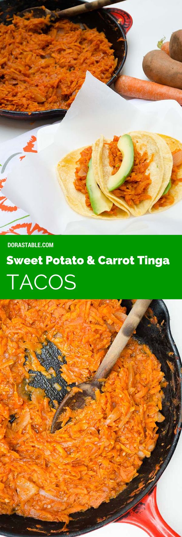 Sweet Potato and Carrot Tinga