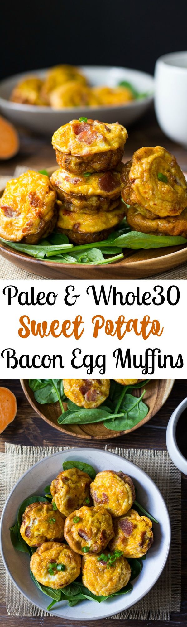 Sweet Potato Bacon Egg Muffins (Paleo & Whole30