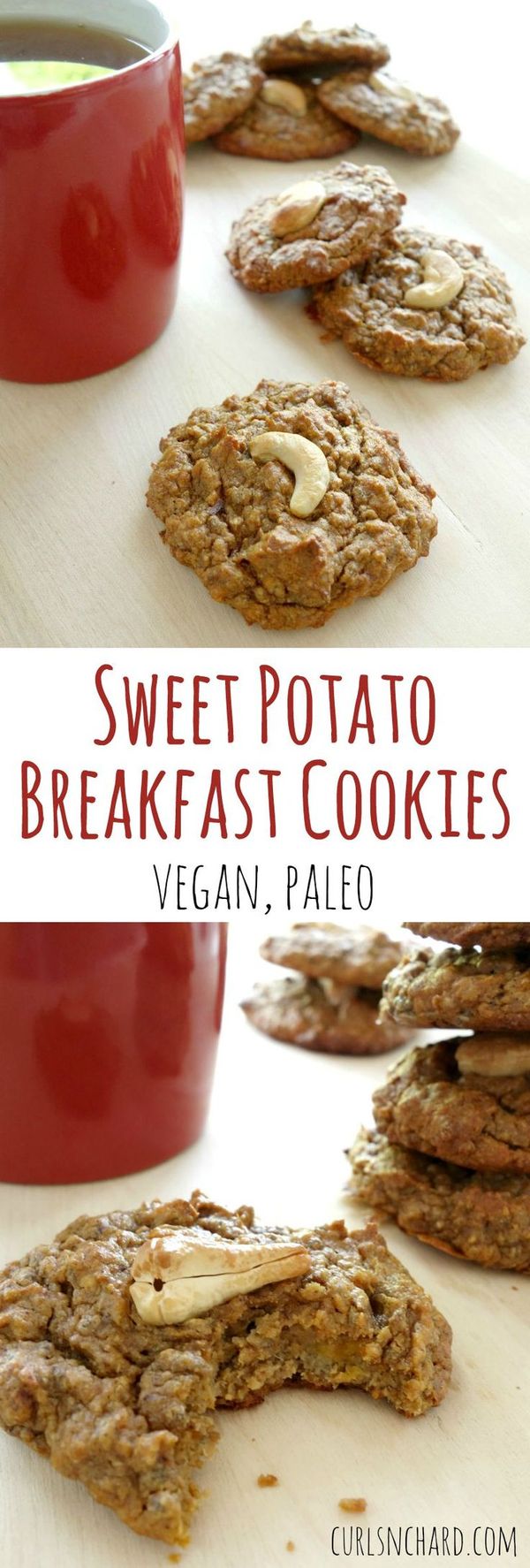 Sweet Potato Breakfast Cookies (vegan, paleo