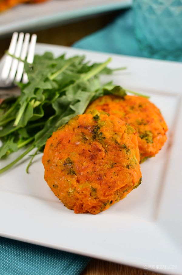 Sweet Potato, Broccoli and Cheddar Patties