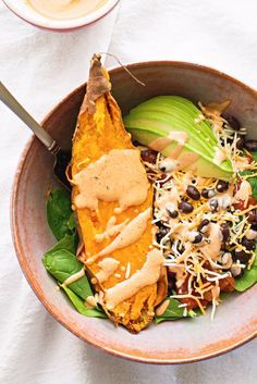 Sweet Potato Burrito Lunch Bowl