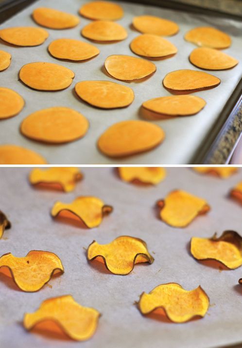 Sweet Potato Chips: Two Ways