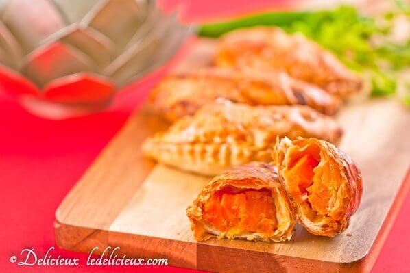 Sweet Potato Curry Puffs