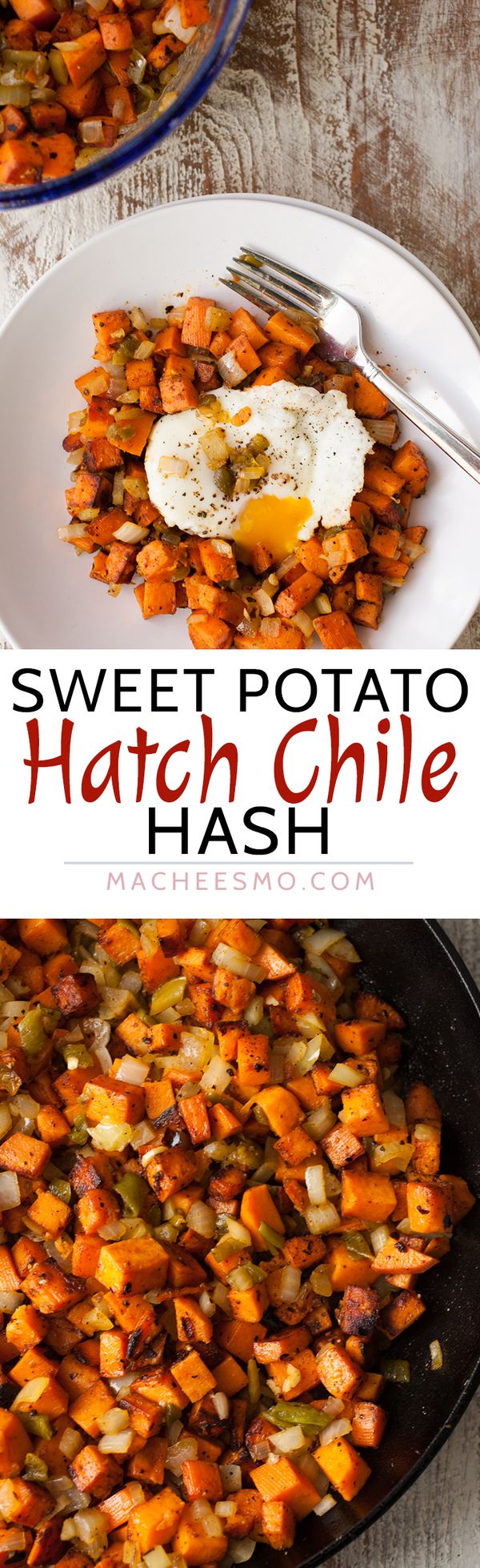 Sweet Potato Hatch Chile Hash