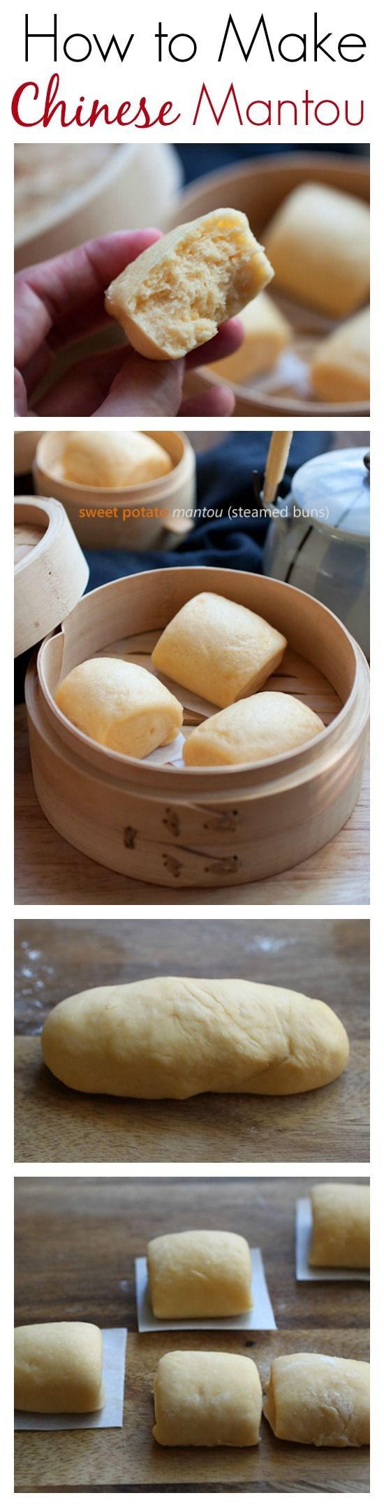 Sweet Potato Mantou (Steam Buns