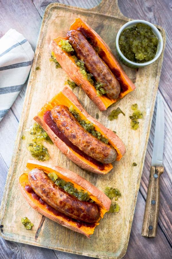 Sweet Potato Sausage Dogs (Gluten Free