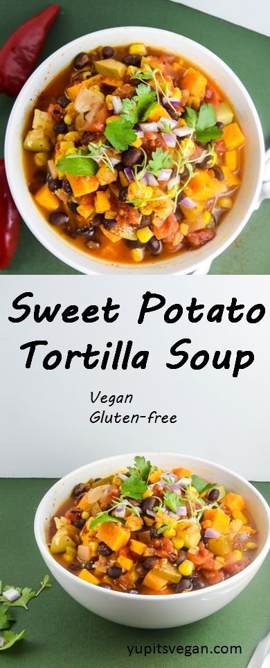 Sweet Potato Tortilla Soup