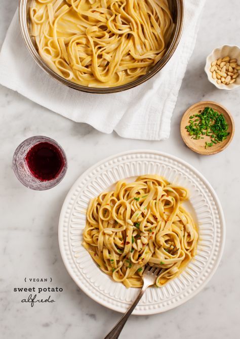 Sweet potato (vegan alfredo