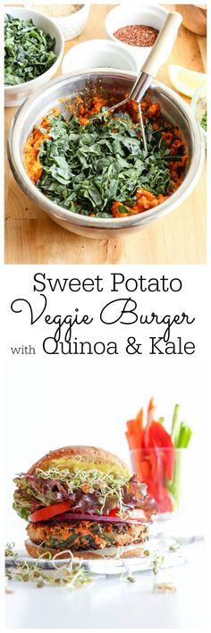 Sweet Potato Veggie Burger