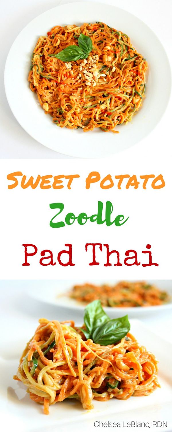 Sweet Potato Zoodle Pad Thai