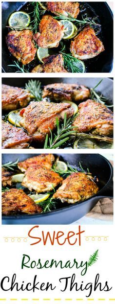 Sweet Rosemary Chicken Thighs