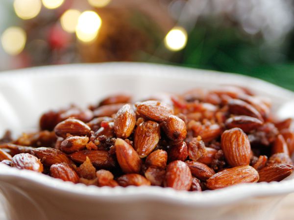 Sweet Spicy Smokey Roasted Almonds