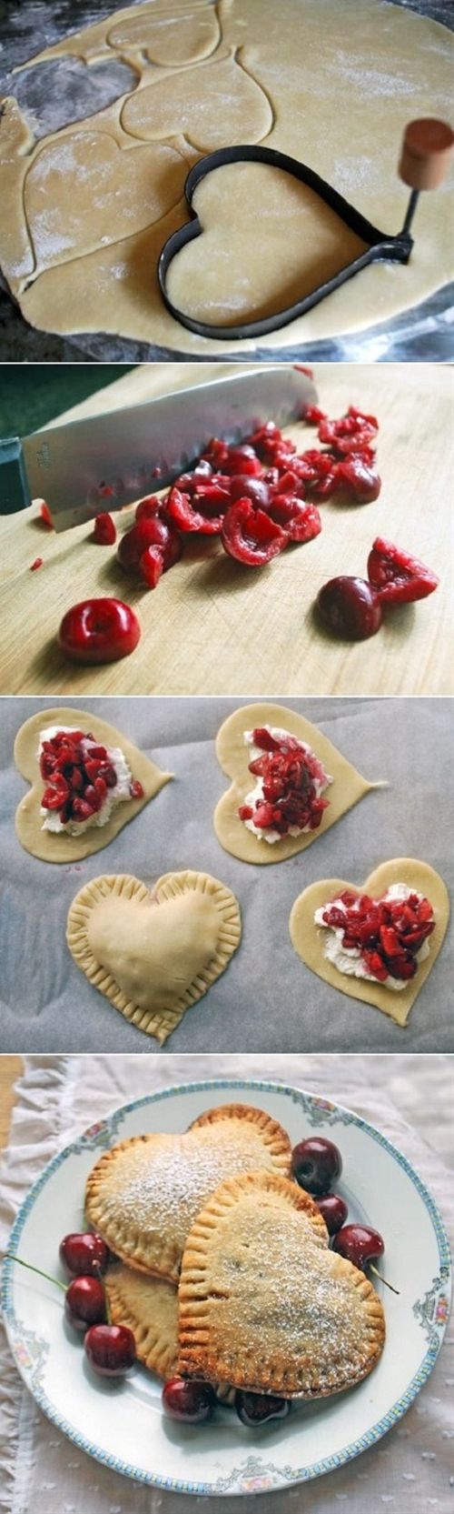 Sweetheart Cherry Pies