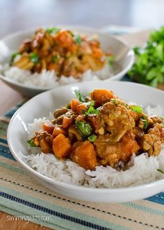 Syn Free Chicken, Sweet Potato and Lentil Curry