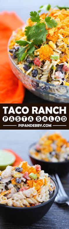 Taco Ranch Pasta Salad