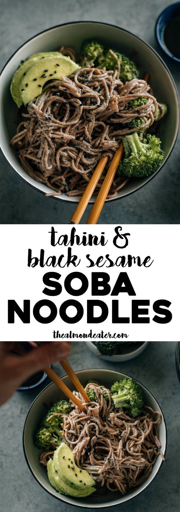 Tahini and Black Sesame Soba Noodles