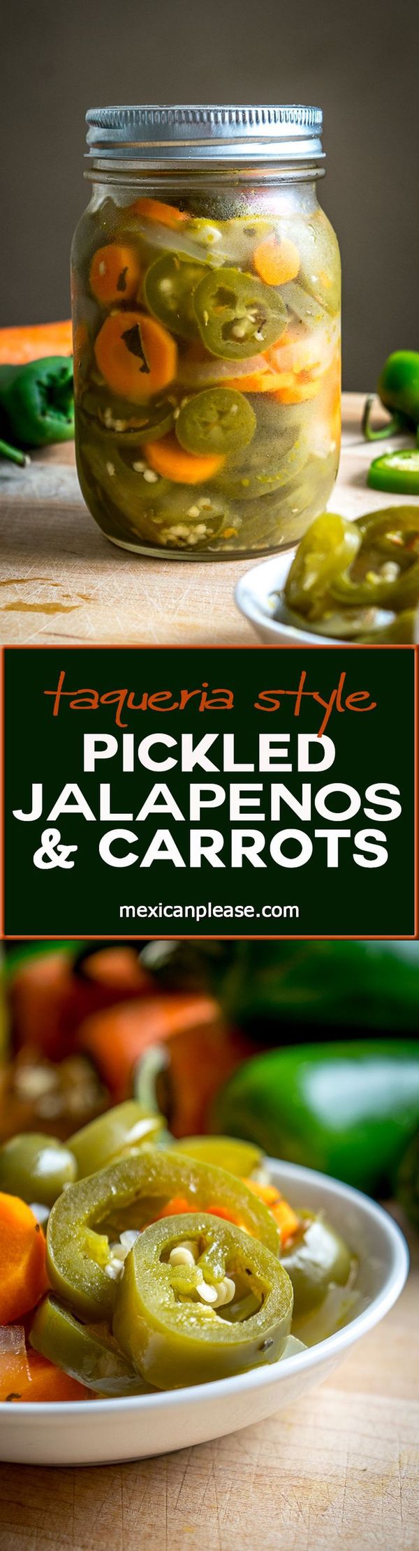 Taqueria Style Pickled Jalapenos and Carrots