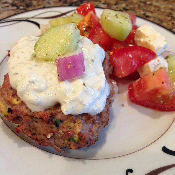 Tasty Greek Turkey Burgers